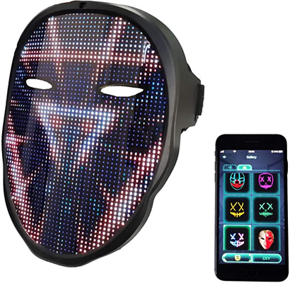 Bluetoothはハロウィンのクリスマスのためにマスクの編集可能ライトを導いた