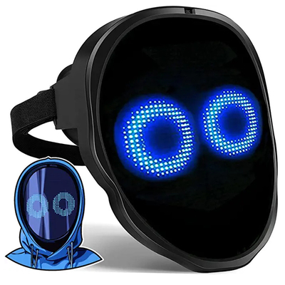 ハロウィンCosplay党のための注文の表面Bluetooth LEDのマスクDIY APP制御