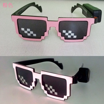 柔らかく明るいLEDガラスは暗闇で光る無線サングラスをつける