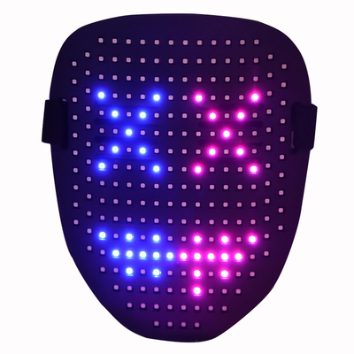 暗闇で光るジェスチャー センス・ライトが付いている5V 1A LEDのマスク