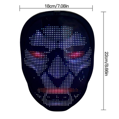 DIYスマートなLEDのマスクは充電電池が付いている軽い太字のマスクを導いた