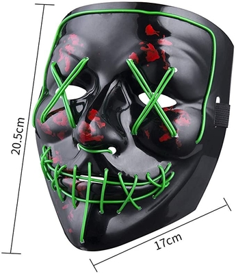 LED明るいハロウィンLEDのマスクの太字は大人のためにつく