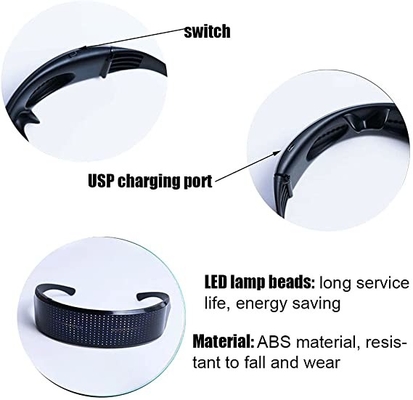 APPはプログラム可能なLEDガラス700mAh電池の多言語を制御する