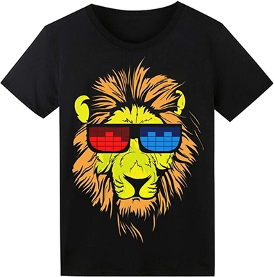 健全な制御LEDはTシャツのカップルのために洗濯できる100%の綿をつける