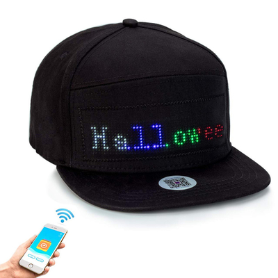 Bluetooth LEDメッセージの帽子の党祝祭のための生気に満ちた表示帽子
