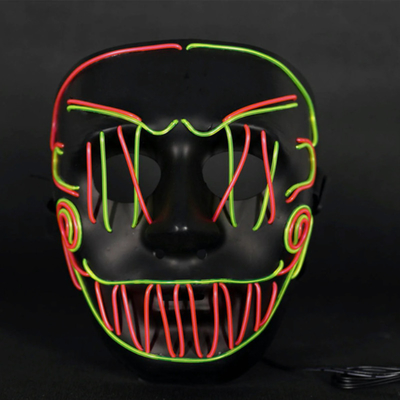 十字のステッチのジョーカー ハロウィンはCoplayが暗闇でつける党のためのマスクを導いた
