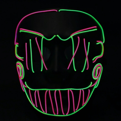 十字のステッチのジョーカー ハロウィンはCoplayが暗闇でつける党のためのマスクを導いた