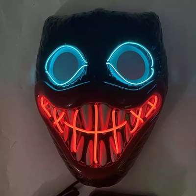 ボビーはCosplay党のためのハロウィンLEDのマスク ポリ塩化ビニール材料をつける