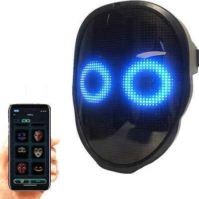 ハロウィン党Cosplayのために照るプログラム可能でスマートなLEDのマスクBluetooth