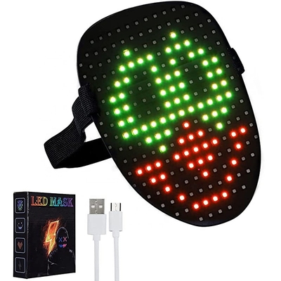 LEDを感じるジェスチャーを含むハロウィンLED党マスクは表面変形のマスクをつけた