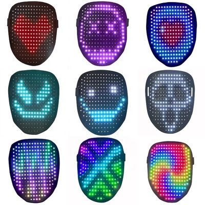 LEDを感じるジェスチャーを含むハロウィンLED党マスクは表面変形のマスクをつけた