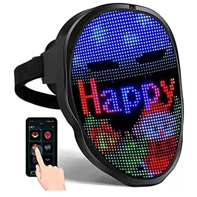 APP制御党LEDマスクUSBハロウィンCosplayの再充電可能なDIYのイメージの写真