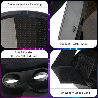 ハロウィンCosplay党のための注文の表面Bluetooth LEDのマスクDIY APP制御