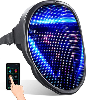 ハロウィン党スマートなLEDマスクAPPはBluetoothの表面変更を制御した