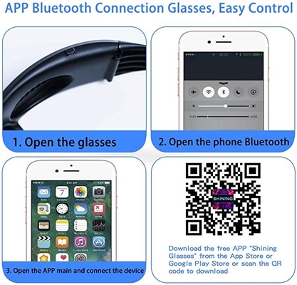 Bluetooth DIYのテキスト パターンが付いているAppの管理されたプログラム可能な鉛ガラス