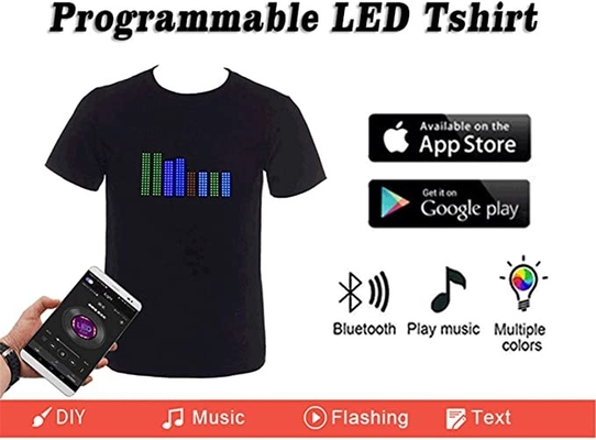 党祝祭のためにカスタマイズされるTシャツをつけるプログラム可能なLED